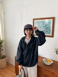 Huven Summer Check Hood Wind Jumper