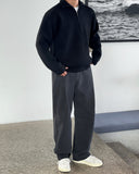 Elve half zip up washable knit