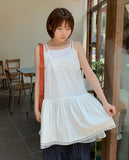 Polperm Summer Lace Layered Sleeveless One Piece