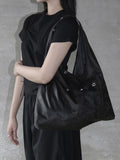 [mnem] Moss Crack Leather Bag