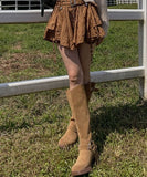 Roy Nubbuck Cow Long Boots