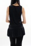 Mers flare sleeveless top