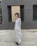 Yuma Banding Cargo Wide Pants