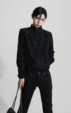 Suede High Collar Jacket
