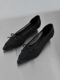 1209 Mesh Stiletto Flat Shoes (3 cm)