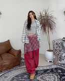 Belle loose check shirt