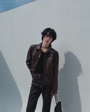 Monochrome Max Leather Jacket