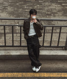 Cres Double Knee Carpenter Raw Denim Pants