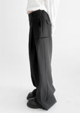 ANGLE LINE WIDE SLACKS