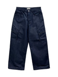 Capital Diagonal Zipper Raw Denim Pants