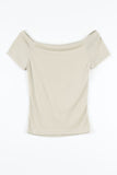 Leah off-shoulder tee