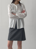 One Slit A-Line Midi Skirt