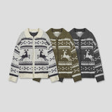 Noble Deer Cowichan Zip-Up Cardigan