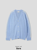 Prat knit track cardigan
