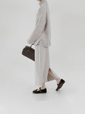 [Premium] Fair Turtleneck Whole Garment Wool Set-up