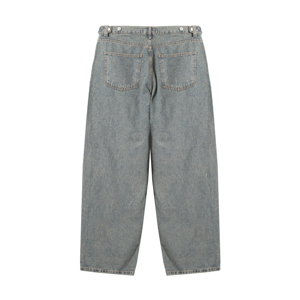 【KOOLOSET】Front Pintuck Bijo Denim KOOLOSET (クロゼット) - フロントピンタックビジョデニム