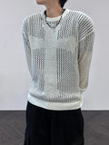 Crossover punching knit