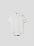 Seullo see-through check short sleeve shirt