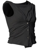 Asymmetric Snap Hoodie