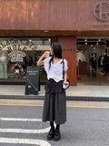 UNBAL SHOULDER COTTON TOP