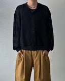 Summer See-Through Balloon Cardigan