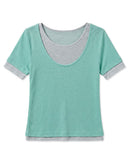 DUO TONE TENCEL TEE