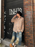 Ku Linen Blicket Check Shirt