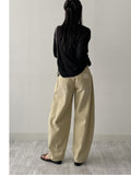 138 Dyeing Balloon Wide Denim Pants