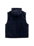 Detail Denim Anorak Vest