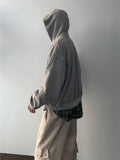 Pigment Washing Boxy Hoodie