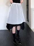 STRING LAYERED SHEER SKIRT