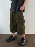 Nylon Cozy Cargo Bermuda Pants