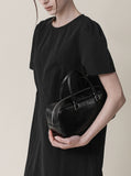 Rib Cut Button Long One Piece