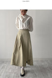 Lander Unbalanced Flare Skirt