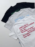 Sporty lettering overfit short sleeve T-shirt