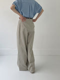 Liona Cotton Long Wide Pants