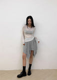 LAYERED CUTTING SKIRT