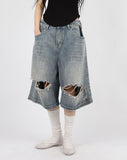 Vintage Cut Bermuda Denim