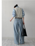 542 High Waist Wide Denim Pants
