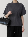 [Premium] Whole Garment Lua Pleated Knit