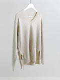 [Premium] Whole Garment Its V-neck Knit