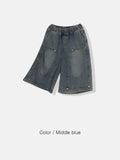 Vintage Double Knee Bermuda Banding Denim