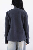 Argyle snap boucle jacket