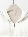 Knit Hood Padded Vest