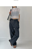Loti Slav Wide Denim Slacks