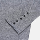 Karoo Ribbed Henley Neck Button Long Sleeve