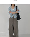 Hug Cotton Long Wide Pants