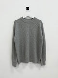 Lambswool basic round knitwear