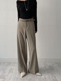 [unisex] Dick Flare Wide Slacks