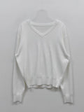 Ad Symbol V-Neck Loose-Fit Knit
